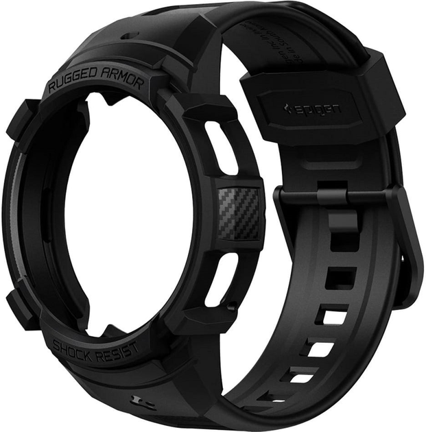 Ремінець з чохлом Spigen Rugged Armor Pro ACS03832 для Samsung Galaxy Watch 4 Classic 46 мм Black (8809811854817) - зображення 2