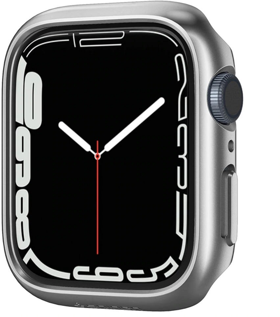 Чохол Spigen Thin Fit ACS04178 для Apple Watch 7 45 мм Graphite (8809811857634) - зображення 3