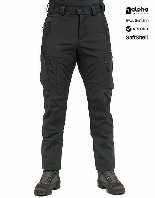 Штани Marsava Stealth SoftShell Pants Black Size 38 - зображення 1