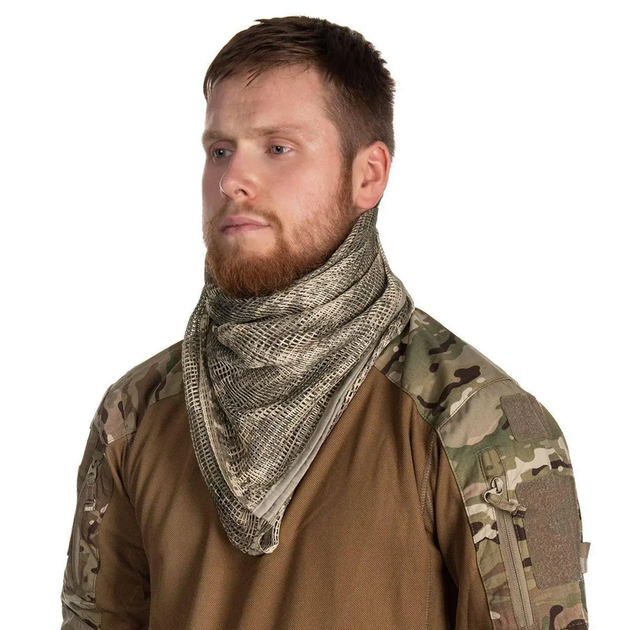 Шарф тактичний Mil-Tec Сітка маcкувальна One-size 190х90см Піксель NETZSCHAL PES AT-DIGITAL (12625070) - Фото 3 Шарф тактичний Mil-Tec Сітка маcкувальна One-size 190х90см Піксель NETZSCHAL PES AT-DIGITAL (12625070) - изображение 3