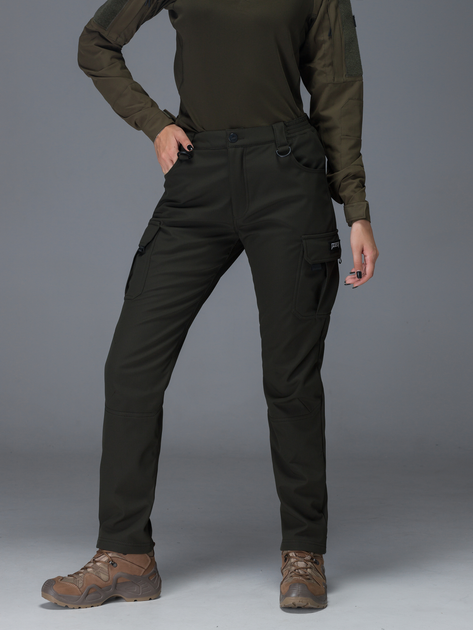 Тактические штаны утепленные женские BEZET Патрон 2.0 9585 L Хаки (ROZ6501048856) - изображение 1