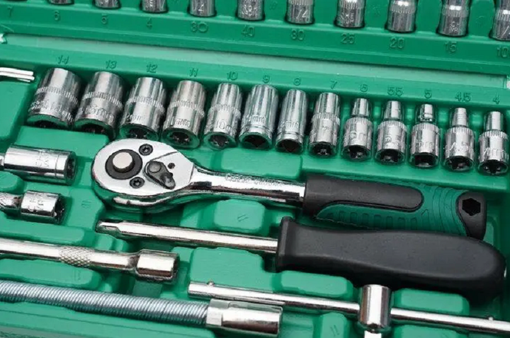 Набор инструментов 46шт PIECE TOOL SET LK227 торцевые гаечные ключи и отвертки (5779) - изображение 4