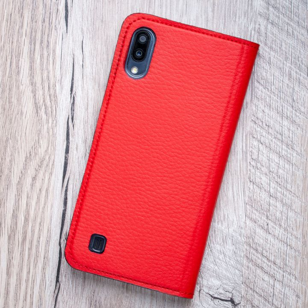 Кожаный чехол книжка для телефона Huawei Honor 8X от Jk-case, красный ...