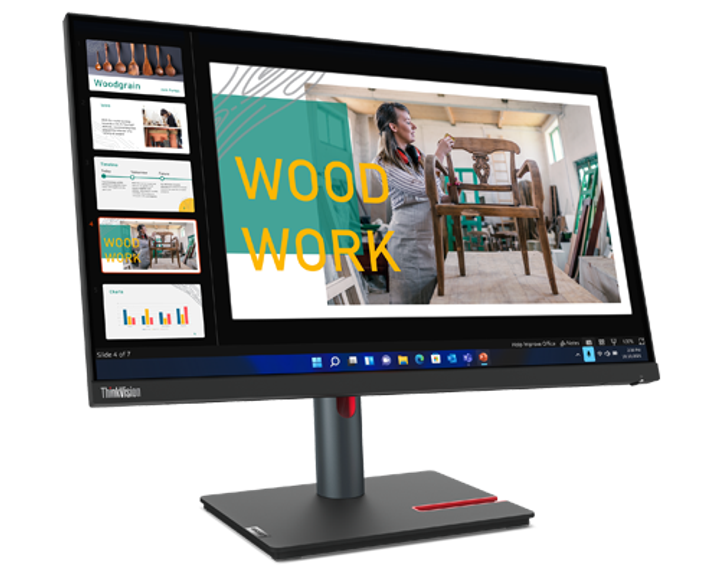 Монітор 23.8" Lenovo ThinkVision P24q-30 (63B4GAT6EU) - зображення 3