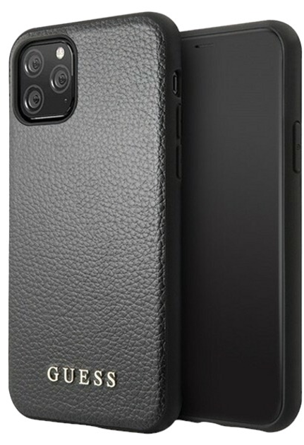 Панель Guess Iridescent для Apple iPhone 11 Pro Чорна (3700740463048) - зображення 1