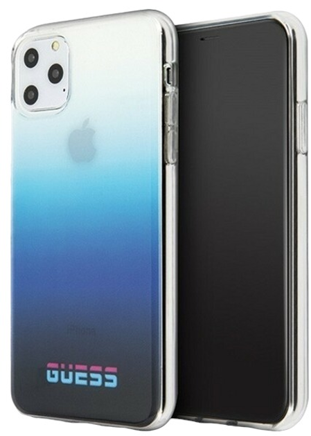 Панель Guess California для Apple iPhone 11 Pro Max Синій (3700740461266) - зображення 1