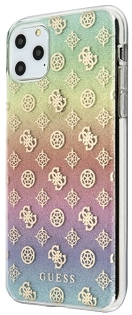 Etui Guess Peony Iridescent do Apple iPhone 11 Pro Max Multicolor (3700740461594) - obraz 1