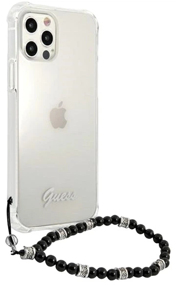 Etui Guess Black Pearl do Apple iPhone 12 Pro Max Transparent (3666339003715) - obraz 4