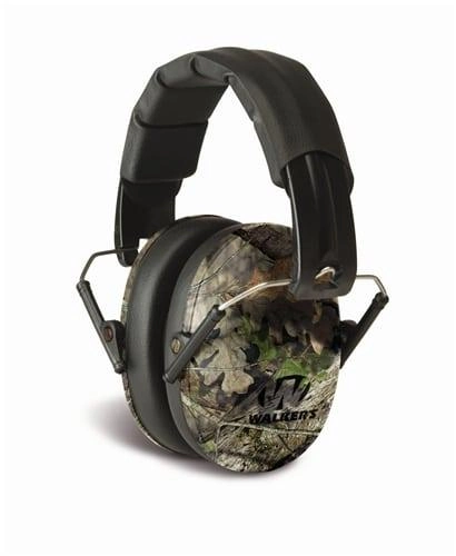 Пасивні тактичні навушники Walker's Pro Low Profile Folding EarMuff, Mossy Oak - зображення 1