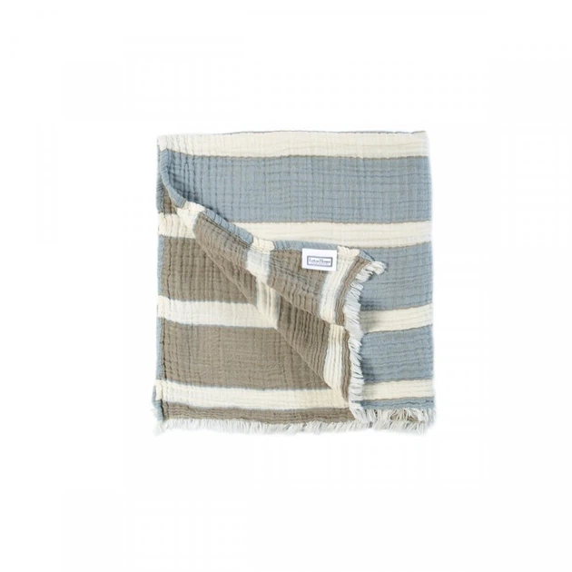 Полотенце Lotus Home. Linen muslin lead blue-khaki-70х140 - Фото 2 Полотенце Lotus Home. Linen muslin lead blue-khaki-70х140 - изображение 2