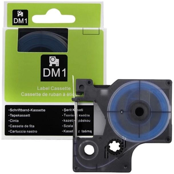 Термозбіжна стрічка Qoltec для принтерів Dymo D1/DM1 9 мм * 1.5 м (5901878502281) - зображення 1