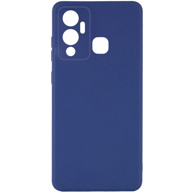 Силіконовий чохол Candy Full Camera для Infinix Hot 12 Play Синій / Dark Blue - Фото 1 Силіконовий чохол Candy Full Camera для Infinix Hot 12 Play Синій / Dark Blue - зображення 1
