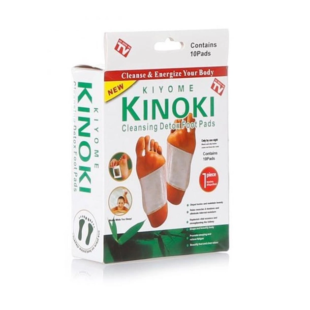 Комплект 3 упаковки, пластир для виведення токсинів Kinoki 10 шт/уп. (VS7080TOP3) - зображення 2
