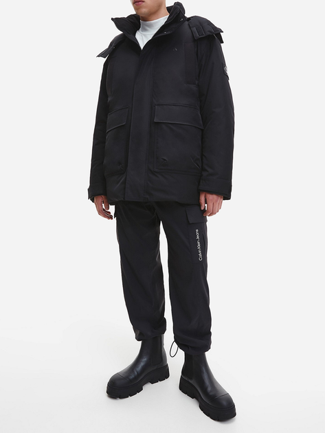 Куртка зимова чоловіча Calvin Klein J30J321969-BEH L Чорна (8719856680091) - зображення 3