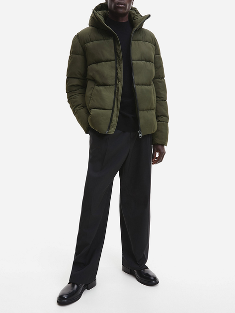 Куртка зимова чоловіча Calvin Klein K10K110336-MRZ XL Темно-оливкова (8719856755942) - зображення 3