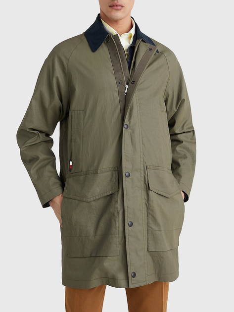 Пальто чоловіче Tommy Hilfiger MW0MW25260 XXL Хакі (8720117584058) - зображення 1