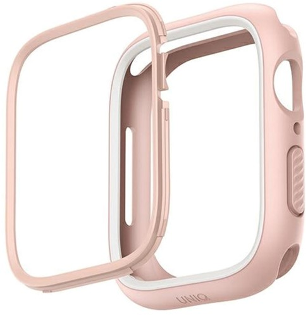 Etui Uniq Moduo do Apple Watch Series 4/5/6/7/8/SE/SE2 40-41 mm Różowy/Biały (8886463680964) - obraz 2