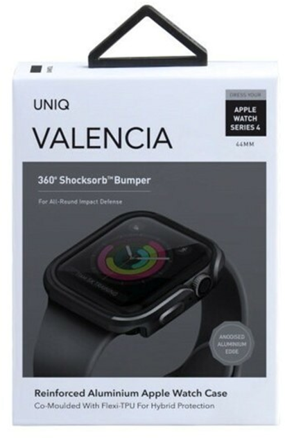 Etui Uniq Valencia do Apple Watch Series 4/5/6/SE 44 mm Szary (8886463671191) - obraz 4
