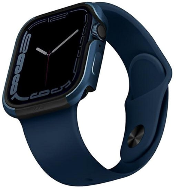 Чохол Uniq Valencia для Apple Watch Series 4/5/6/SE 44-45 мм Blue (8886463680056) - зображення 1