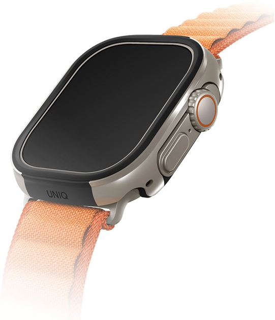 Etui Uniq Valencia do Apple Watch Ultra 49 mm Srebrny (8886463683972) - obraz 1