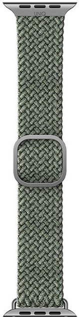 Pasek Uniq Aspen Braided do Apple Watch Series 1/2/3/4/5/6/7/8/SE/SE2 38-41 mm Zielony (8886463676370) - obraz 6