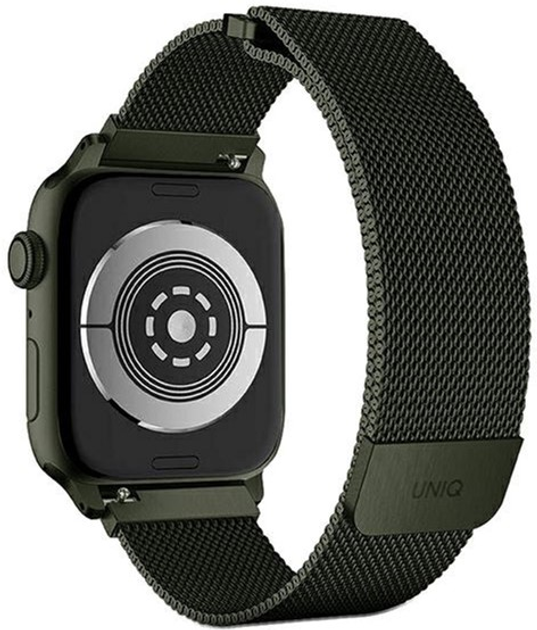 Pasek Uniq Dante Stainless Steel do Apple Watch Series 1/2/3/4/5/6/7/8/SE/SE2 38-41 mm Zielony (8886463679180) - obraz 2