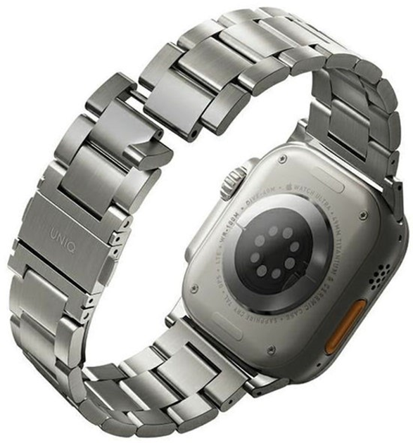 Pasek Uniq Osta Stainless Steel do Apple Watch Series 1/2/3/4/5/6/7/8/SE/SE2/Ultra 42-49 mm Srebrny (8886463684641) - obraz 2