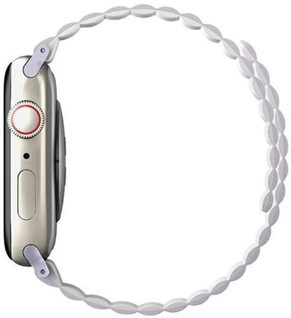 Pasek Uniq Revix Reversible Magnetic do Apple Watch Series 1/2/3/4/5/6/7/8/SE/SE2 38-41 mm Lilak-biały (8886463680780) - obraz 3