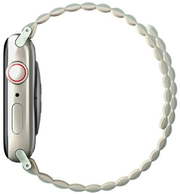 Ремінець Uniq Revix Reversible Magnetic для Apple Watch Series 1/2/3/4/5/6/7/8/SE/SE2/Ultra 42-49 мм Sage Beige (8886463680827) - зображення 4