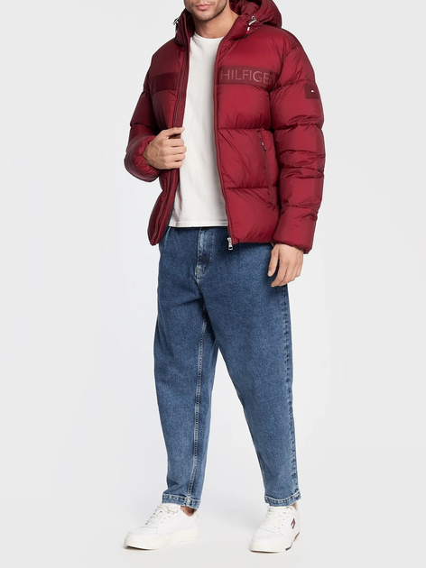 Куртка зимова чоловіча Tommy Hilfiger MW0MW27679-VLP S Червона (8720641530460) - зображення 3