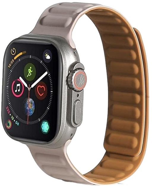 Pasek Beline Magnetic do Apple Watch Series 1/2/3/4/5/6/7/8/SE/SE2/Ultra 42-49 mm Cargo Khaki (5905359812142) - obraz 1