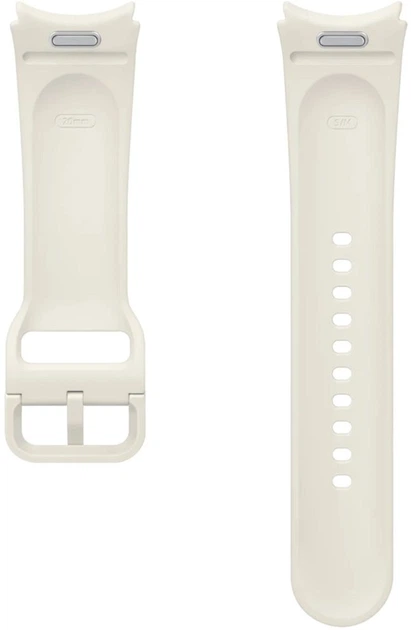 Pasek Samsung Sport Band (M/L) ET-SFR94LUEGEU do Galaxy Watch 6 20 mm Kremowy (8806095074832) - obraz 4