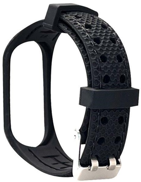 Pasek Beline Sport do Xiaomi Mi Band 3/4 Czarny (5905359814238) - obraz 3