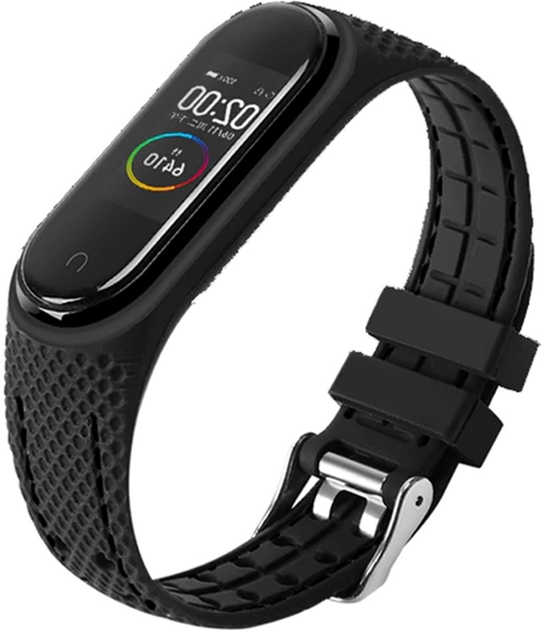 Pasek Beline Sport do Xiaomi Mi Band 5/6 Czarny (5905359814276) - obraz 2