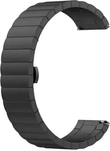 Ремінець Beline Watch 20 мм Beauty Black (5903919060224) - зображення 1