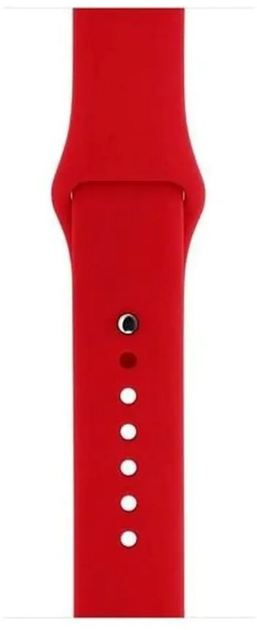 Pasek Mercury Silicon do Apple Watch Series 1/2/3/4/5/6/7/8/SE/SE2/Ultra 42-45 mm Czerwony (8809724801724) - obraz 3
