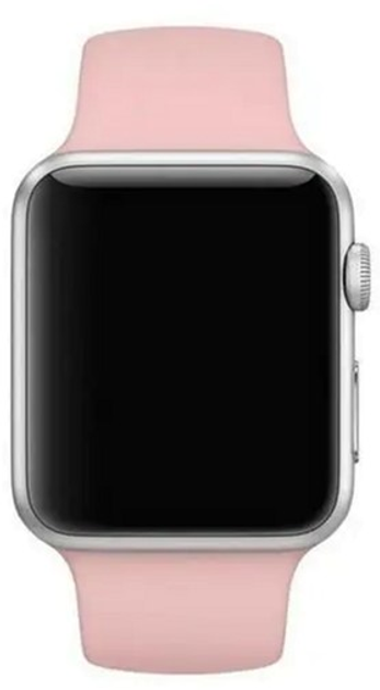 Pasek Mercury Silicon do Apple Watch Series 1/2/3/4/5/6/7/8/SE/SE2/Ultra 42-45 mm Różowy (8809724801809) - obraz 2
