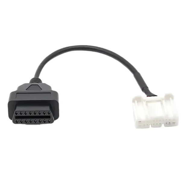 Діагностичний перехідник OBD2 Tesla 20 pin для під'єднання діагностики до авто Tesla (20pin - 16pin) - Фото 2 Діагностичний перехідник OBD2 Tesla 20 pin для під'єднання діагностики до авто Tesla (20pin - 16pin) - изображение 2