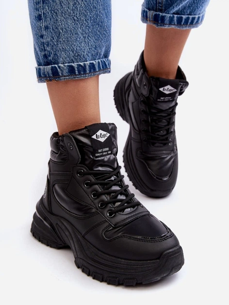 Śniegowce damskie niskie Lee Cooper LCJ-23-44-1973L 36 Czarne (5904292124770) - obraz 7
