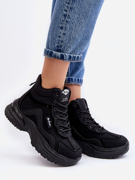 Жіночі зимові черевики низькі Lee Cooper LCJ-23-44-1976L 37 Чорні (5904292125920) - зображення 3