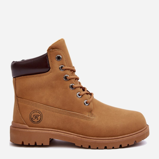 Trapery męskie wysokie sznurowane Memeni 42 Camel (5905677973259) - obraz 1