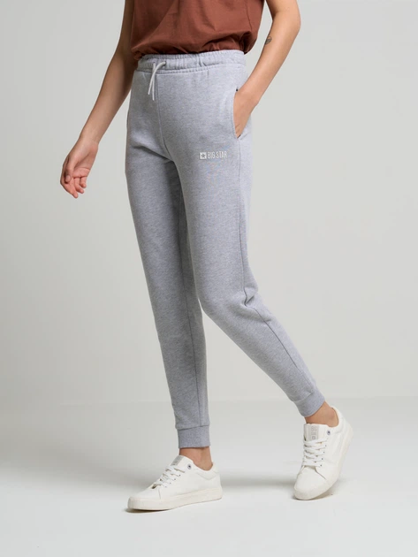 Spodnie dresowe damskie Big Star 190038 XXL Szare (5900714541583) - obraz 2