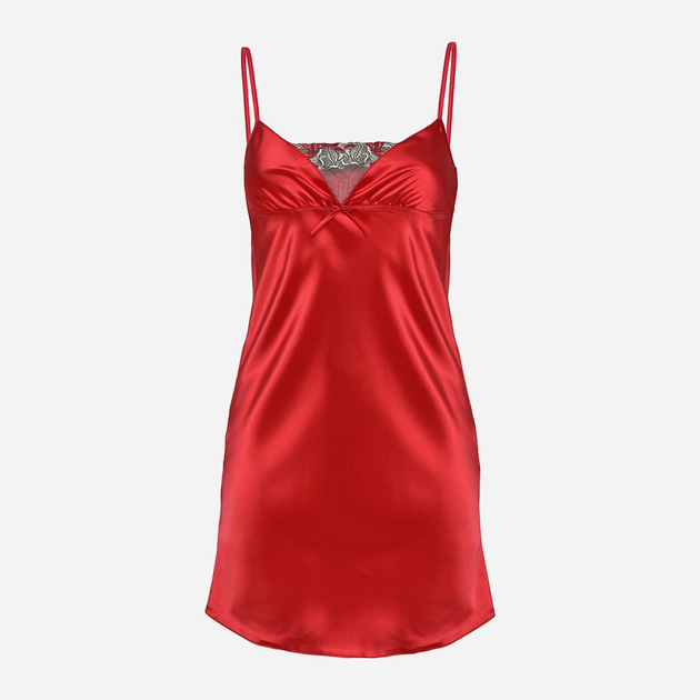 Нічна сорочка жіноча DKaren Slip Sali XS Червона (5901780682088) - зображення 1