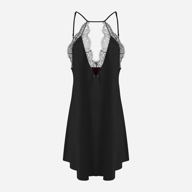 Нічна сорочка жіноча DKaren Slip Tifany L Чорна (5903068501296) - зображення 1