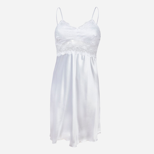Нічна сорочка жіноча DKaren Slip Peri XS Біла (5903251461314) - зображення 1
