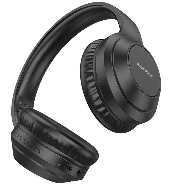 Беспроводные наушники Borofone BO20 black - Фото 1 Беспроводные наушники Borofone BO20 black - изображение 1