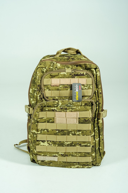 Тактический военный рюкзак Cordura 55L Пиксель - изображение 1