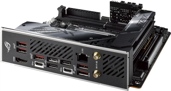 Płyta główna Asus ROG STRIX X670E-I GAMING WIFI (sAM5, AMD X670, PCI-Ex16) - Zdjęcie 6 Płyta główna Asus ROG STRIX X670E-I GAMING WIFI (sAM5, AMD X670, PCI-Ex16) - obraz 6