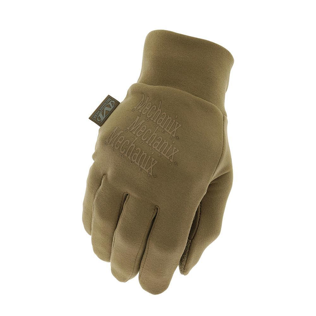 Защитные Перчатки Mechanix ColdWork Base Layer Gloves на флисе / Утепленные Перчатки SoftShell койот размер S - изображение 1