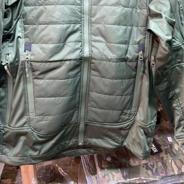 Чоловіча Куртка Level 7 з Мембраною та Пуховим утеплювачем олива розмір 3XL - зображення 2